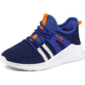 👑Girls Running Athletic Blue Sneakers Lace-up Tennis Comfortable Sports Shoes